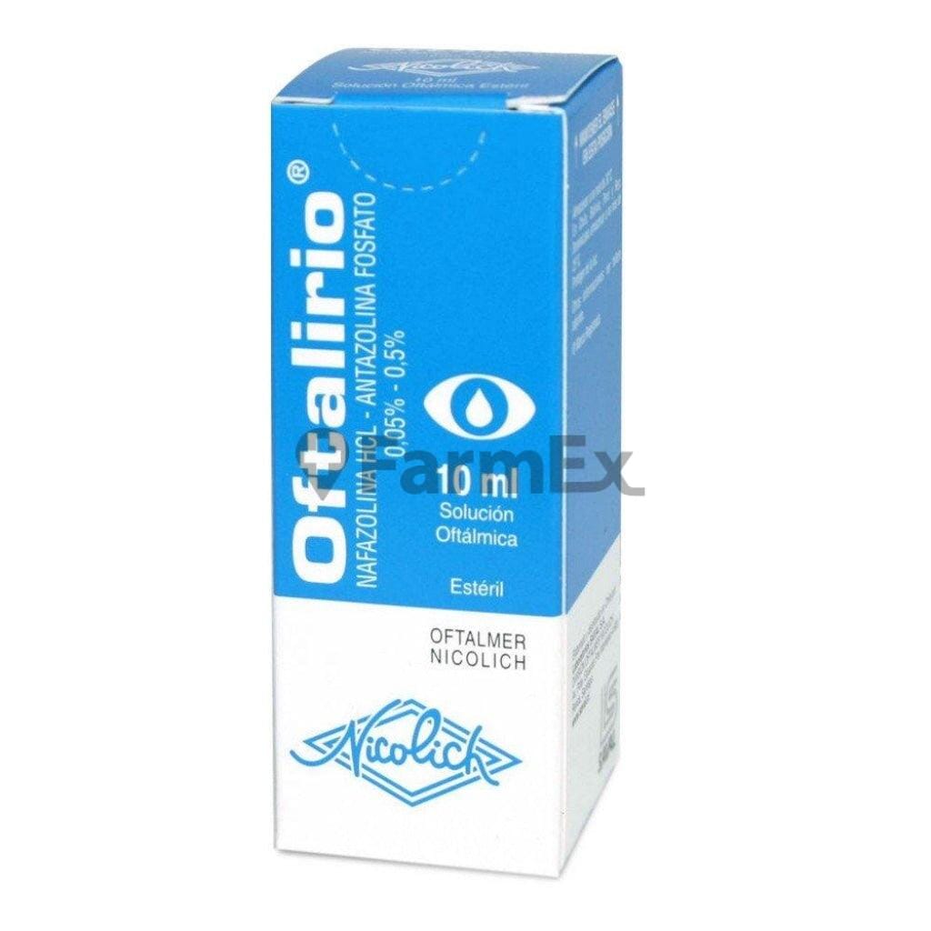 Oftalirio Solución Oftálmica 0,05 % / 0,5 % x 10 mL Farmex-Pluxee-Persistente